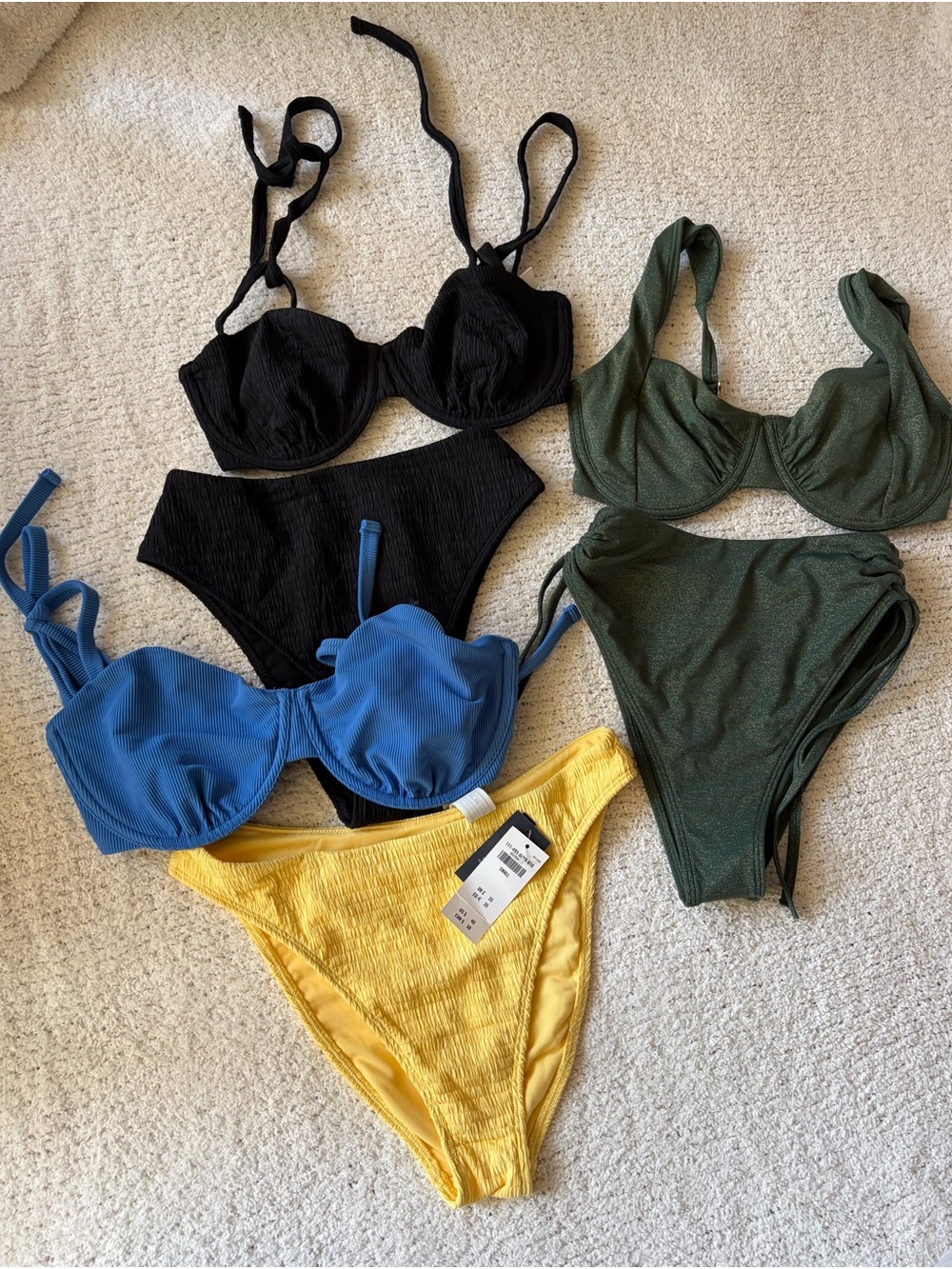 NWT Abercrombie swim bundle - curve love